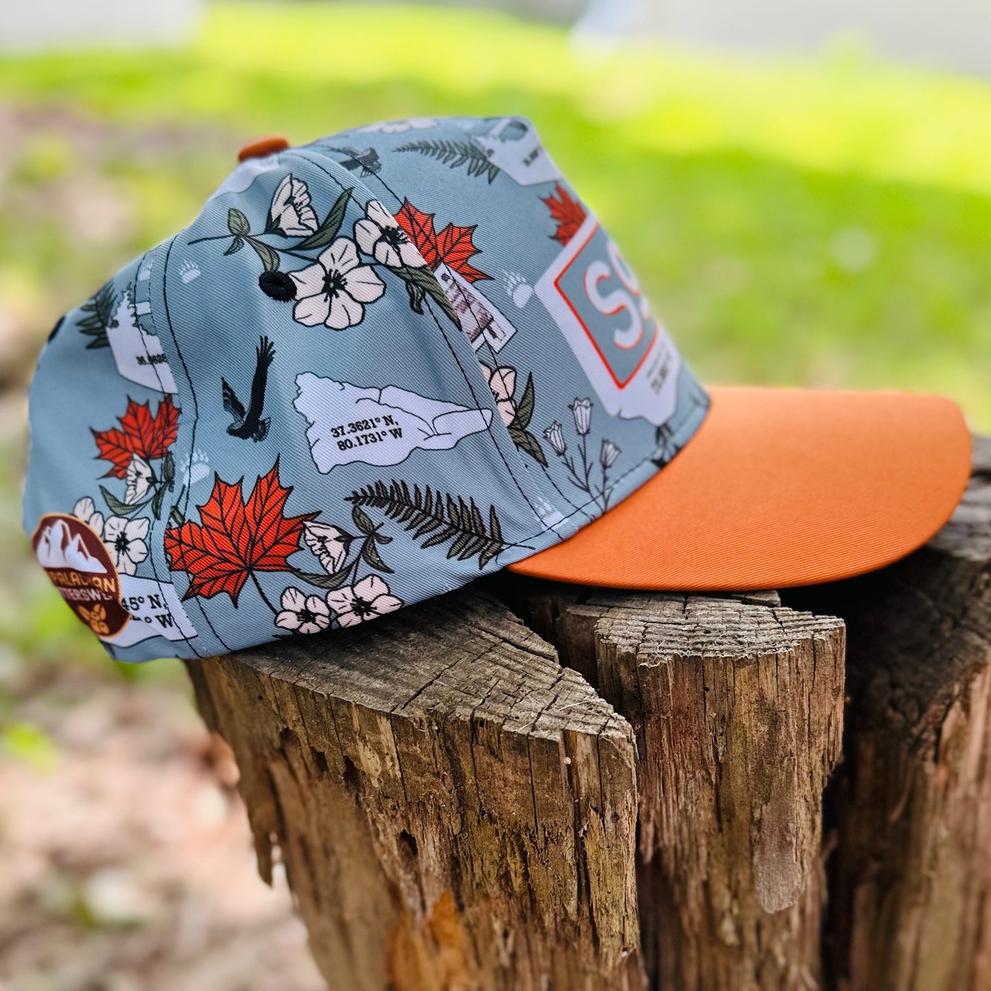 Appalachian Sobo Trail Thru Hiker Retro Snapback Cap