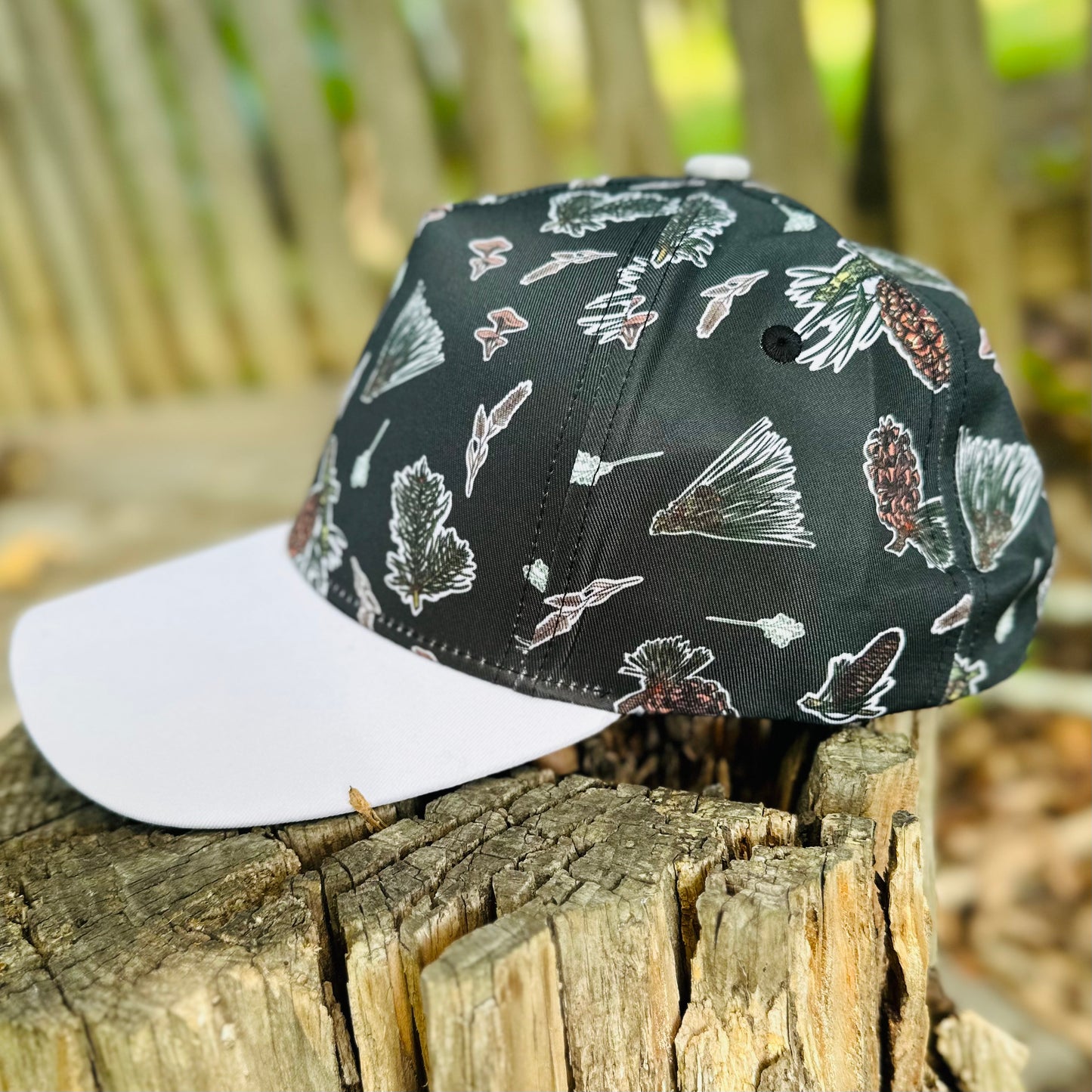 Pines Contrast Retro Snapback Cap