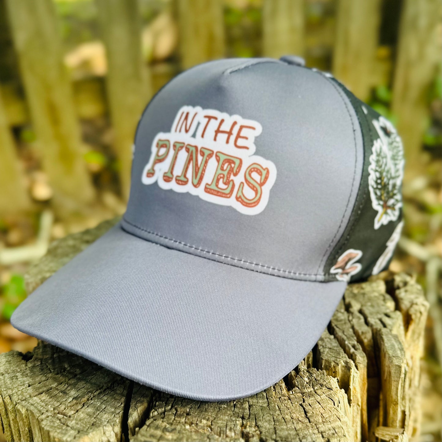In The Pines Retro Snapback Cap