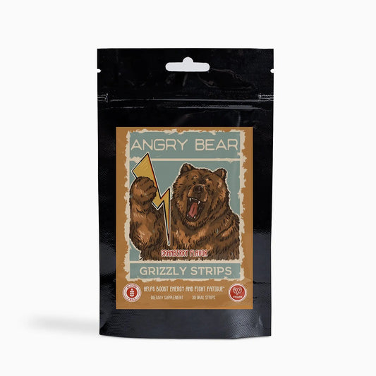 Angry Bear Grizzly Energy Strips - Sustained Energy for Hiking or Camping