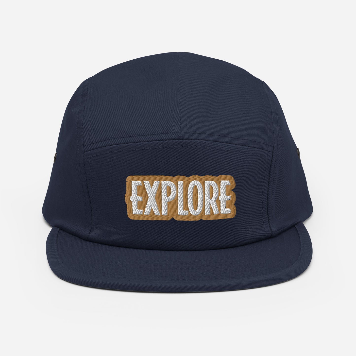 Explore Embroidered Five Panel Camper Cap