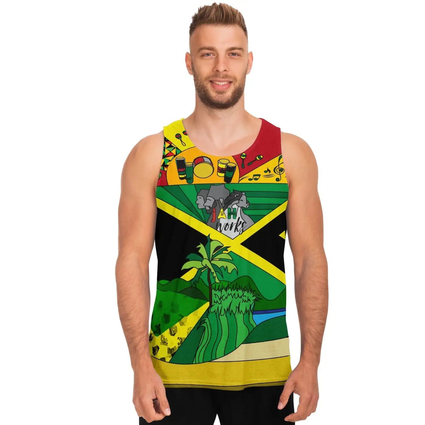 Jah Works Give Back Colorful Tank Top