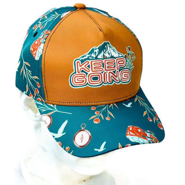 Keep Going Retro Snapback Cap
