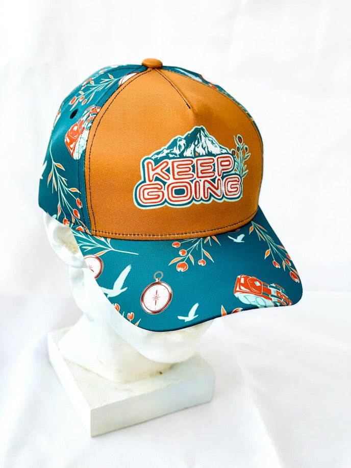 Keep Going Retro Snapback Cap