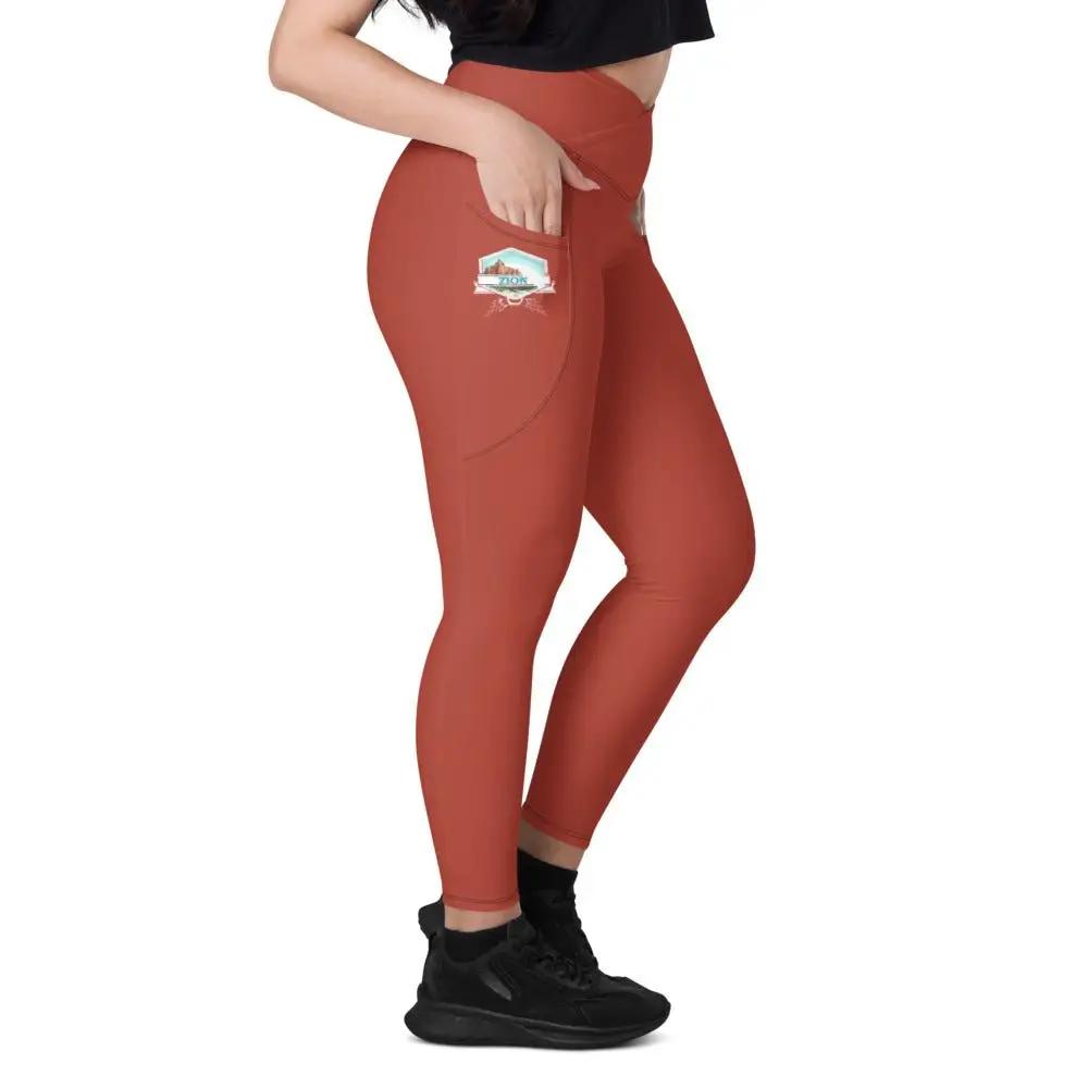 Zion National Park Recycled Crossover leggings with pockets