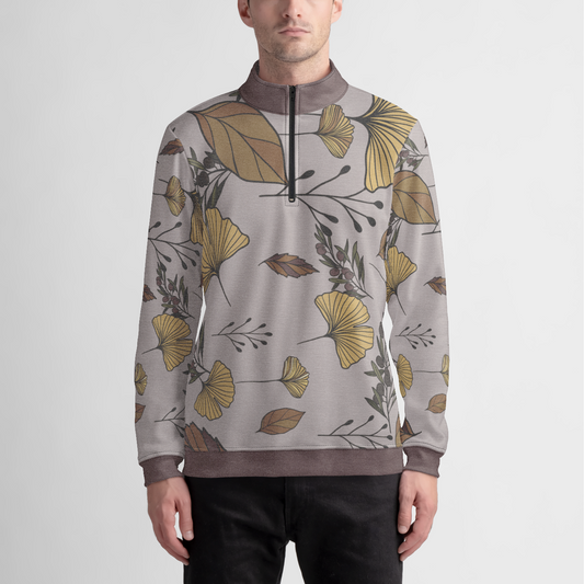 Winter Flora Super Soft Quarter Zip Pullover