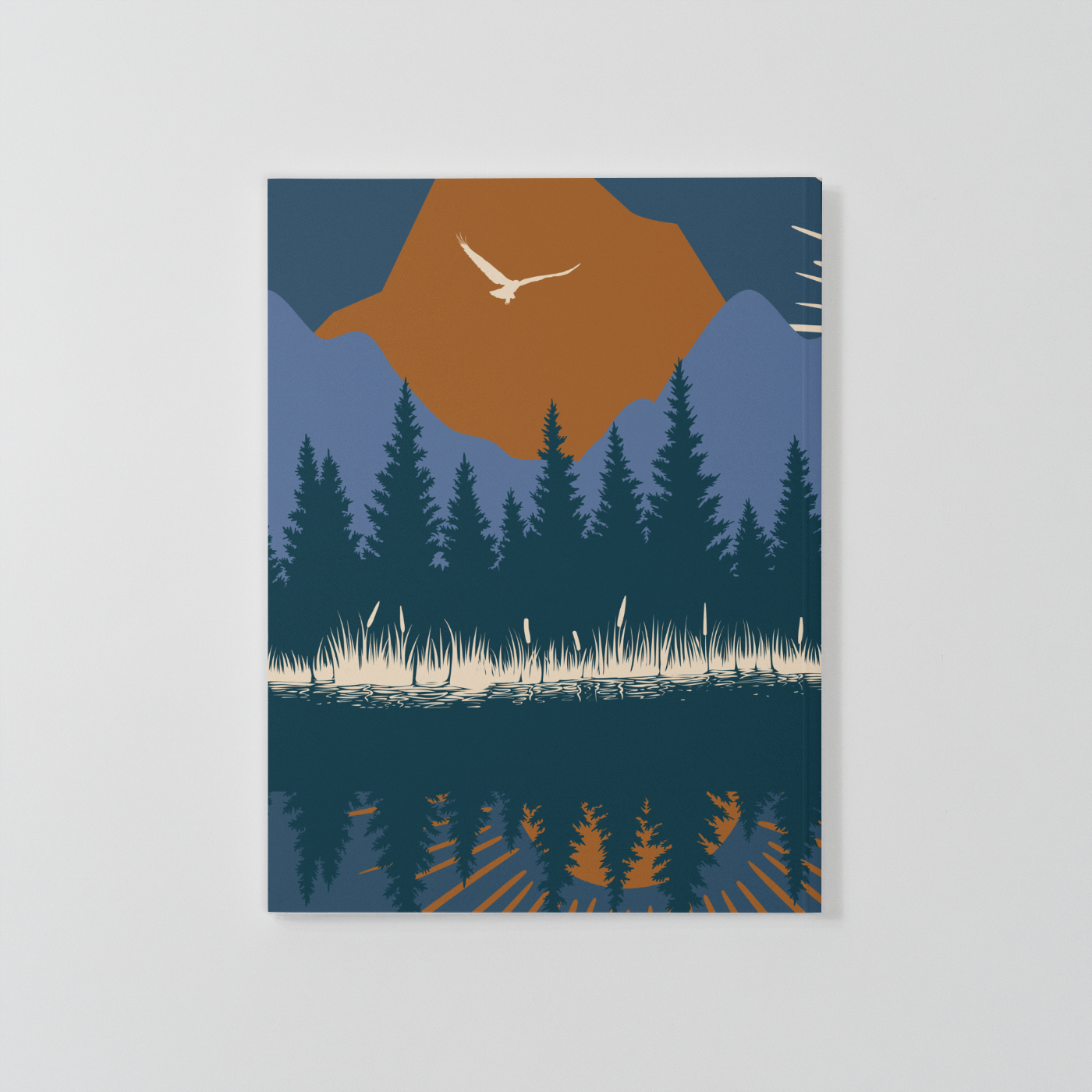 Winter Landscape Trail  Notebook