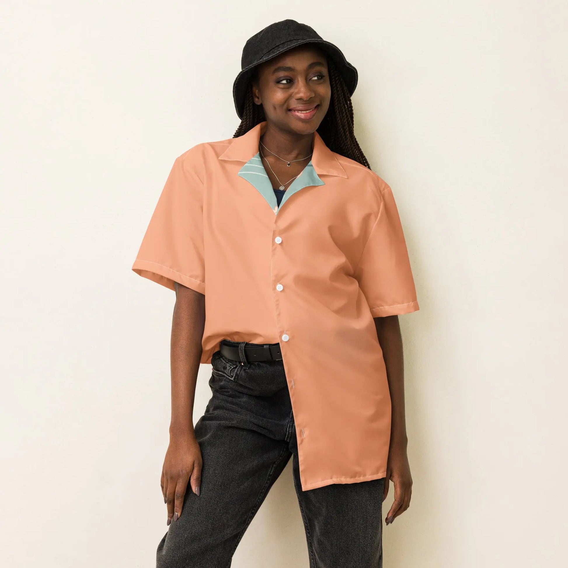 Meet your new favorite Men’s Women’s Button Sun protection Shirt for Hiking; our UPF 50+ short sleeve sun Protection shirt from Appalachian Bittersweet! 