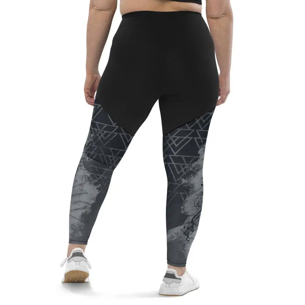 Appalachian Trail COMPRESSION Sports Leggings - National Park Series - Appalachian Bittersweet - compression