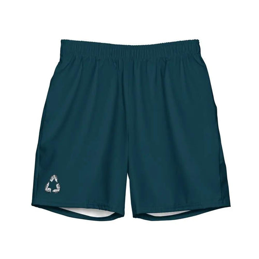 Deep Teal Recycled SWIM 7" QUICK DRY Shorts with liner - Appalachian Bittersweet - Shorts