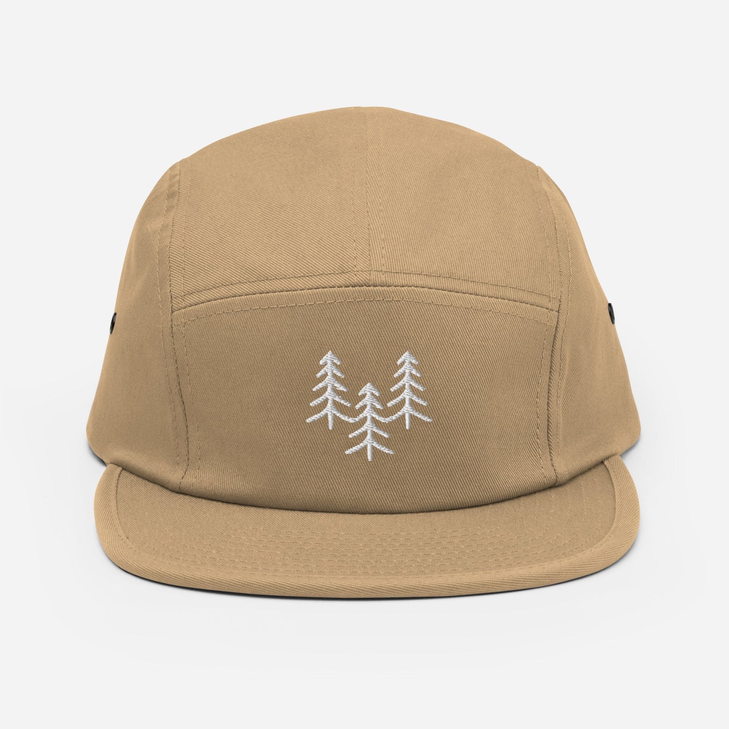 Embroidered Forest Five Panel Camper Cap - Appalachian Bittersweet - 5 panel camper