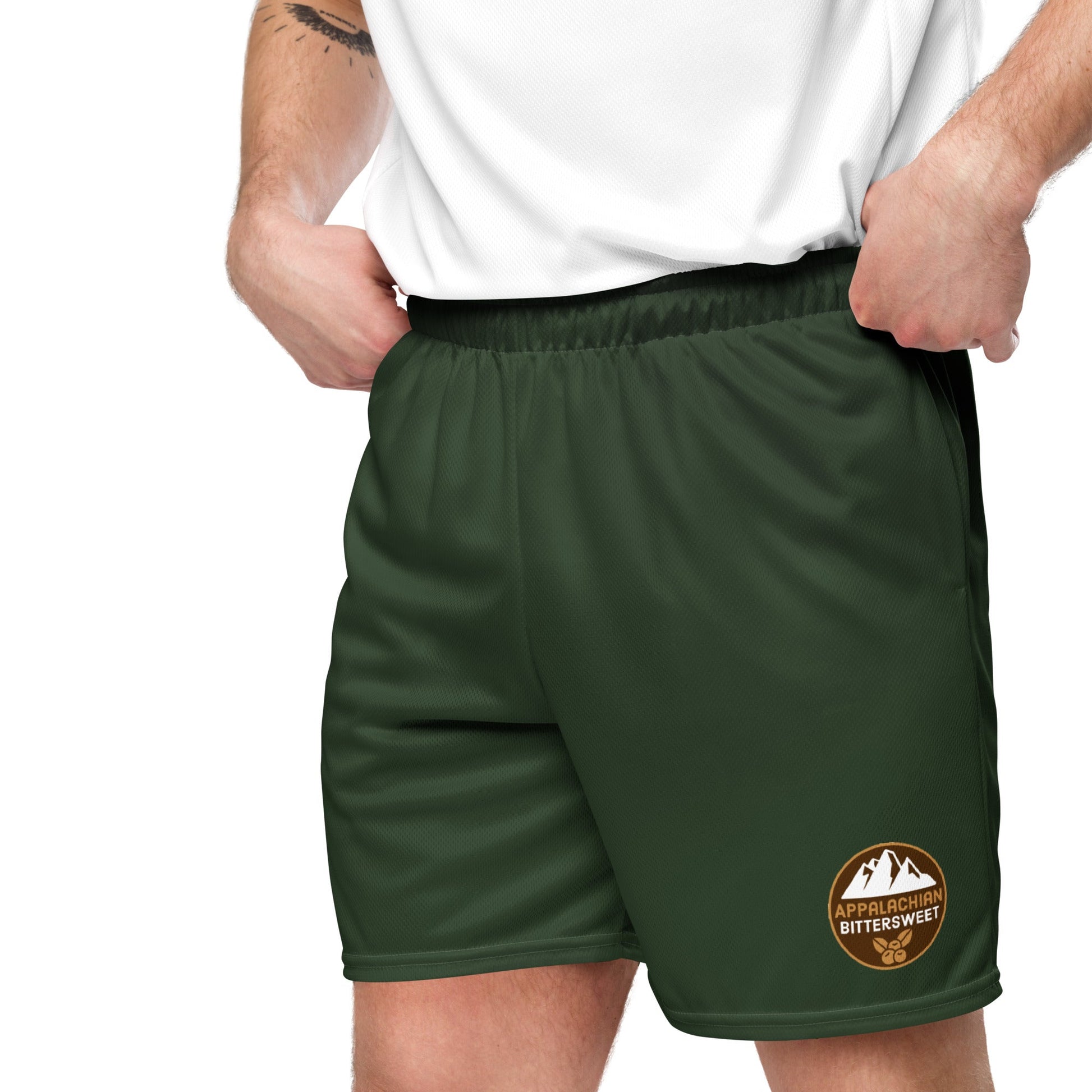 Evergreen RecycledUnisex Comfort Mesh Hiking Shorts - Appalachian Bittersweet - Shorts