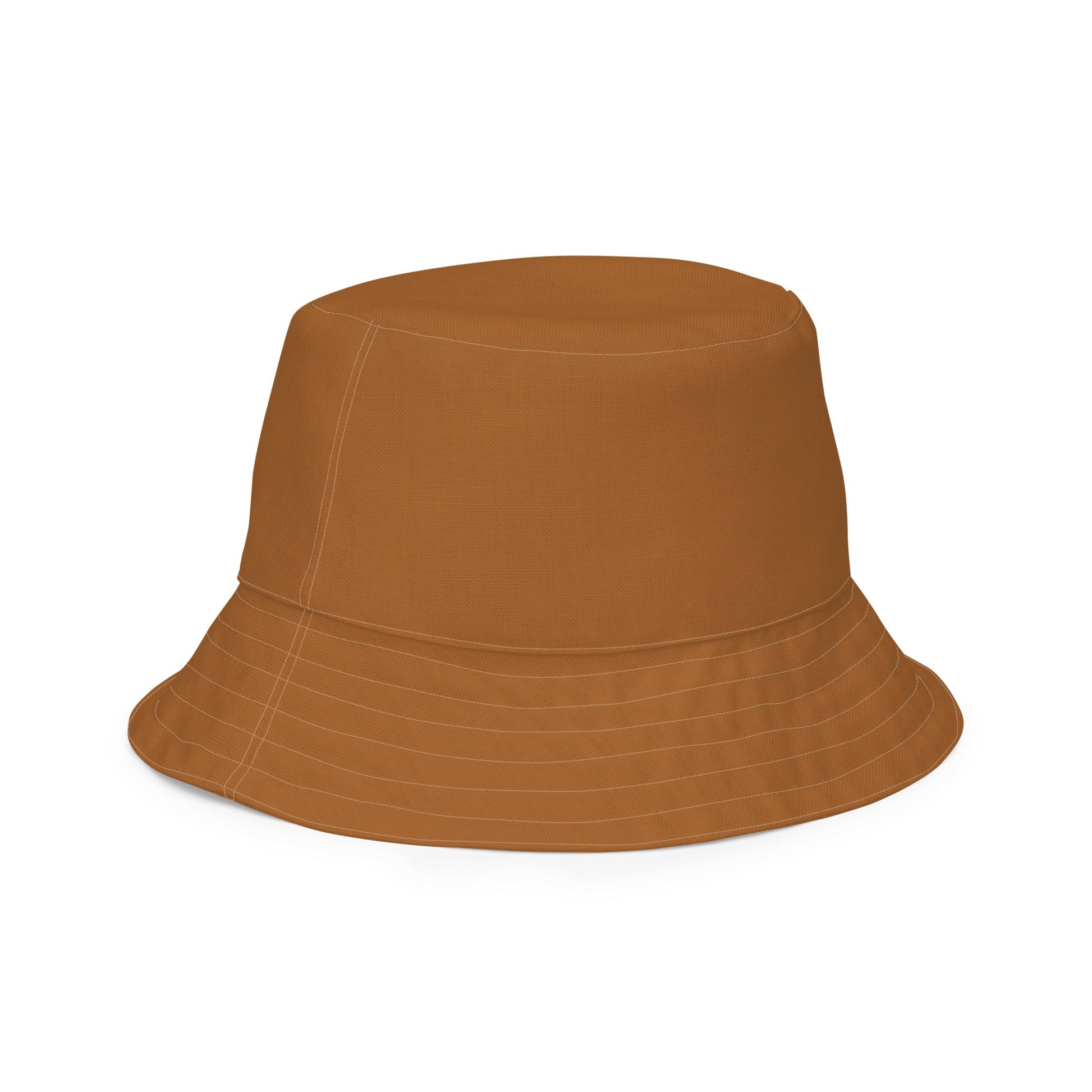 Fall Black and Tan Plaid Reversible bucket hat - Appalachian Bittersweet - bucket hat