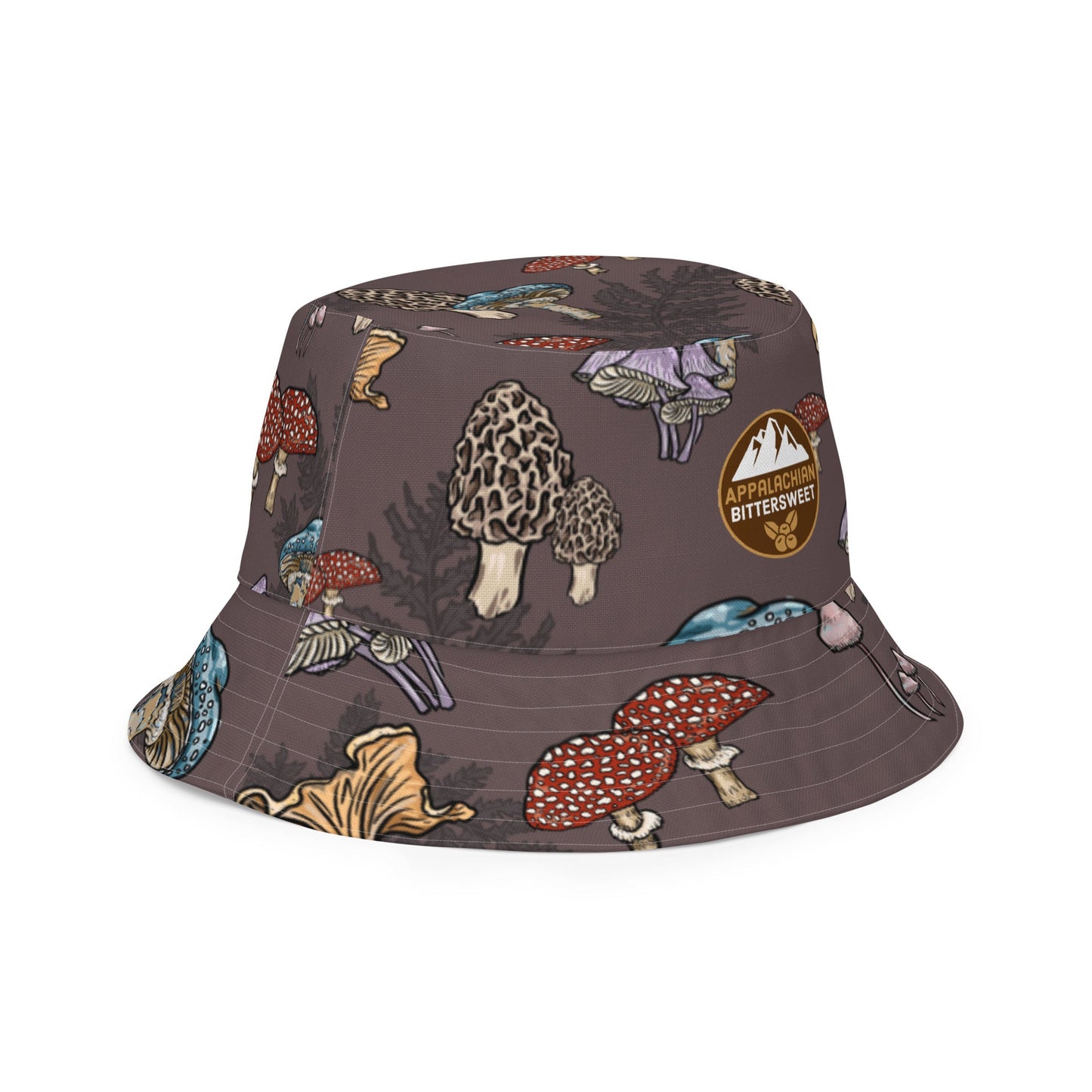 Forest Shrooms Reversible bucket hat - Appalachian Bittersweet - bucket hat