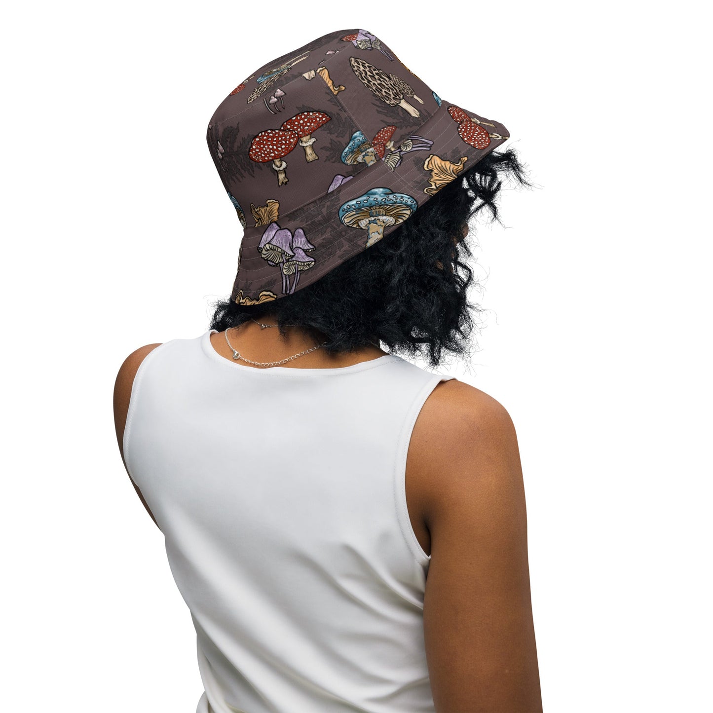 Forest Shrooms Reversible bucket hat - Appalachian Bittersweet - bucket hat