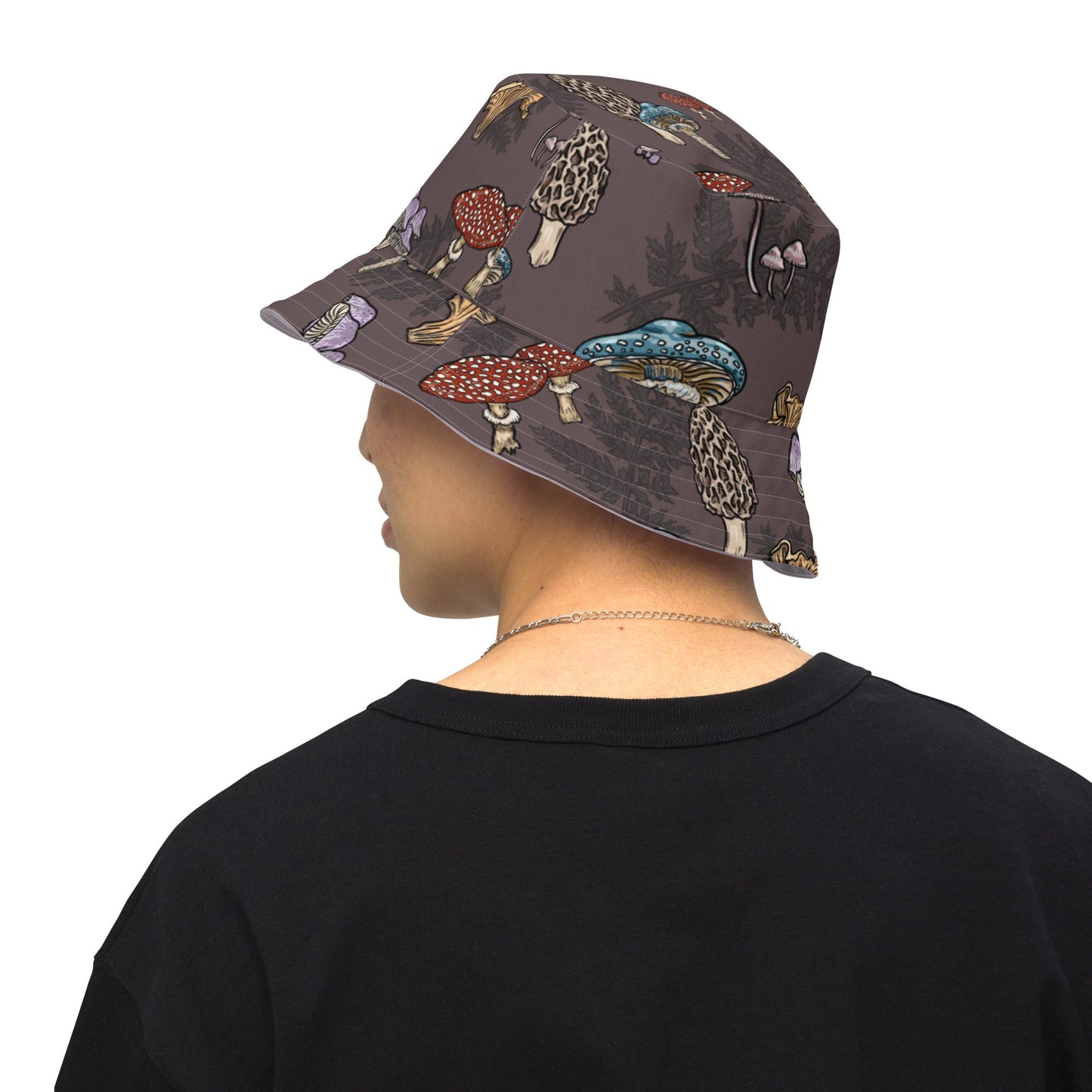 Forest Shrooms Reversible bucket hat - Appalachian Bittersweet - bucket hat