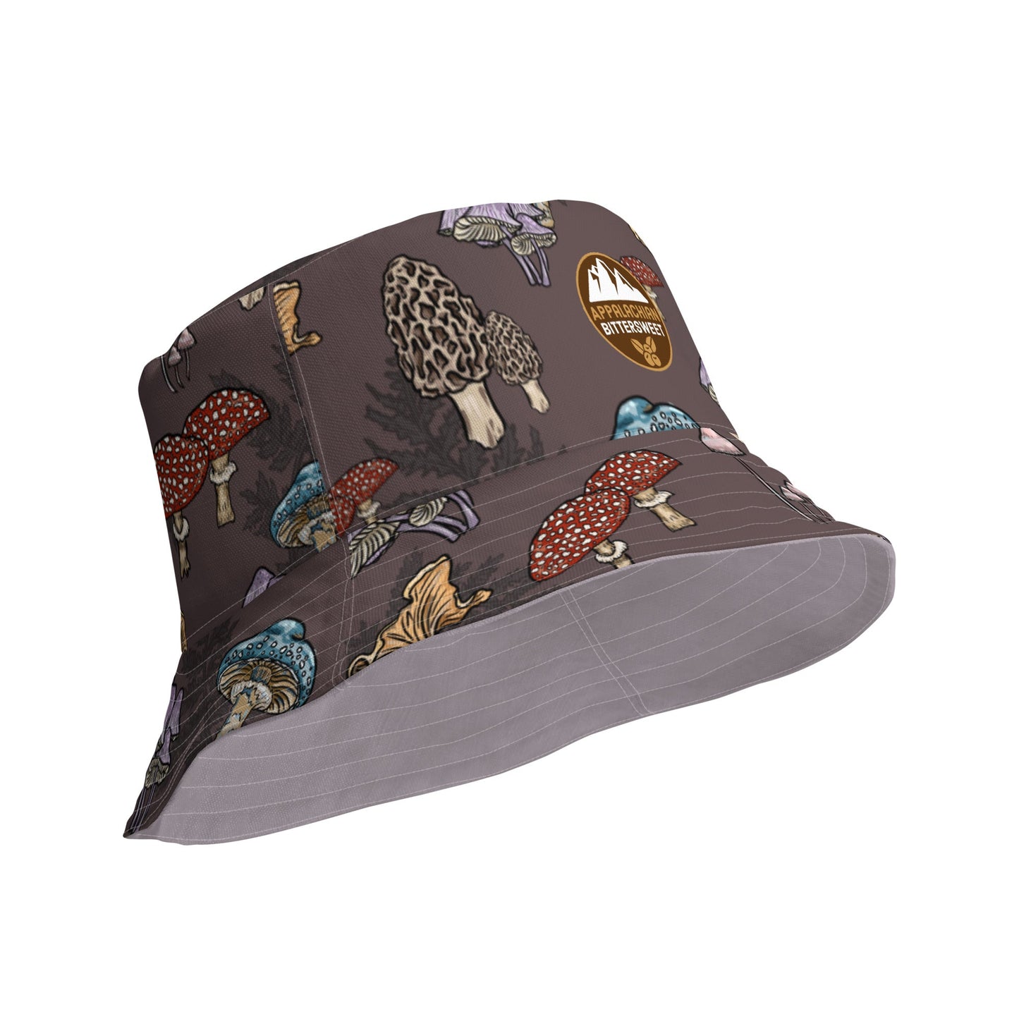 Forest Shrooms Reversible bucket hat - Appalachian Bittersweet - bucket hat