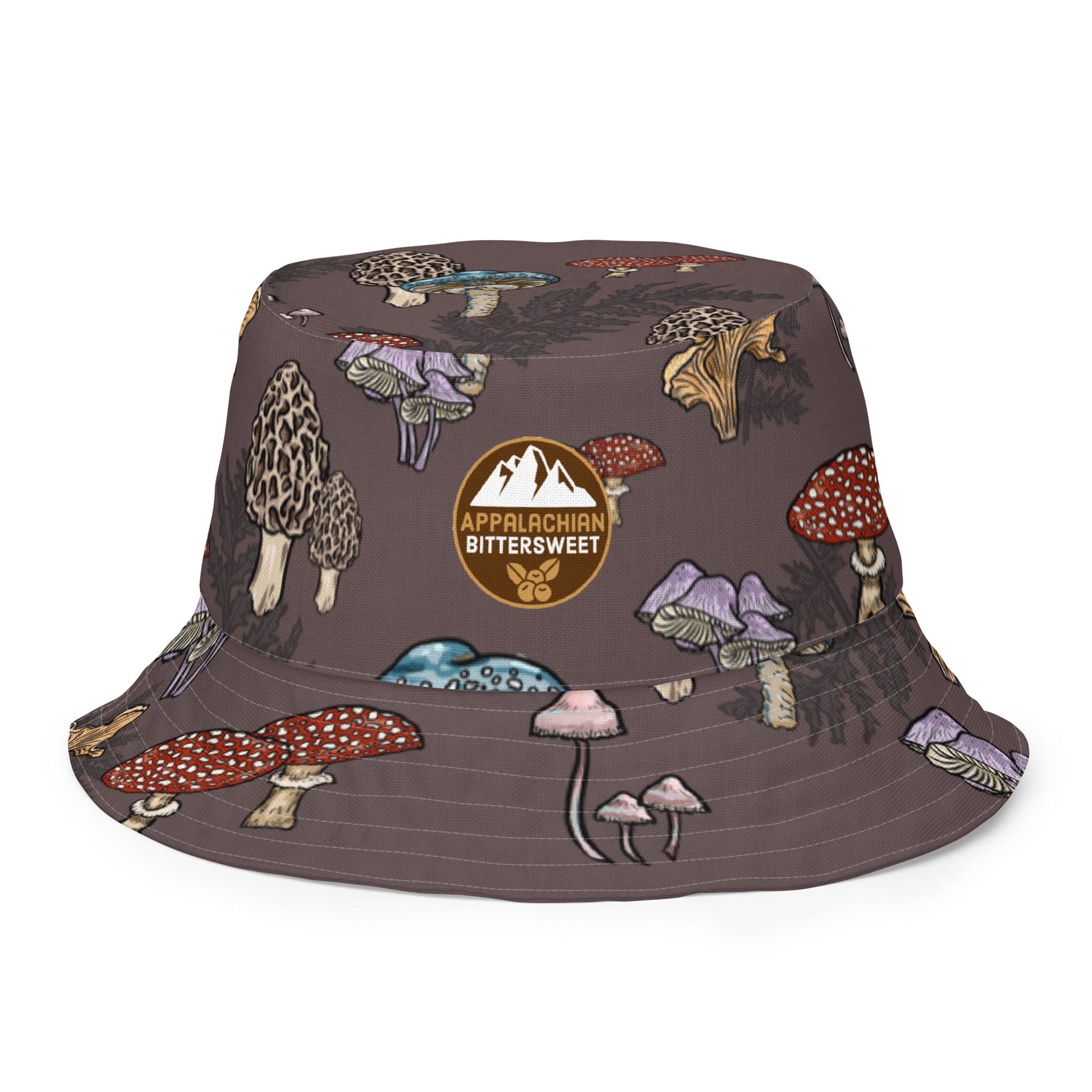 Forest Shrooms Reversible bucket hat - Appalachian Bittersweet - bucket hat