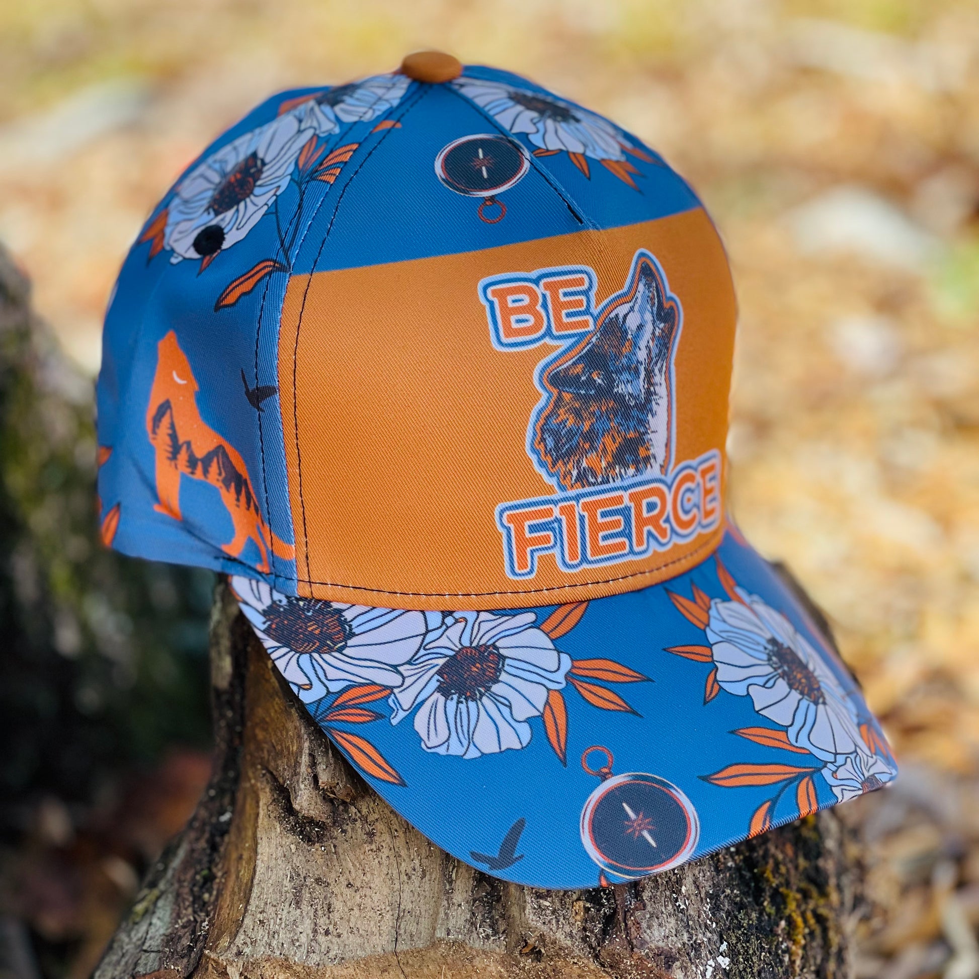 Be Fierce Hiking Hat - Retro Snapback Cap 