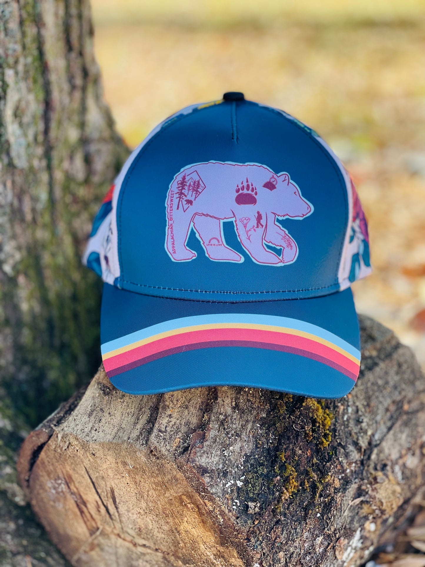 Tattoo Bear Retro Snapback Cap