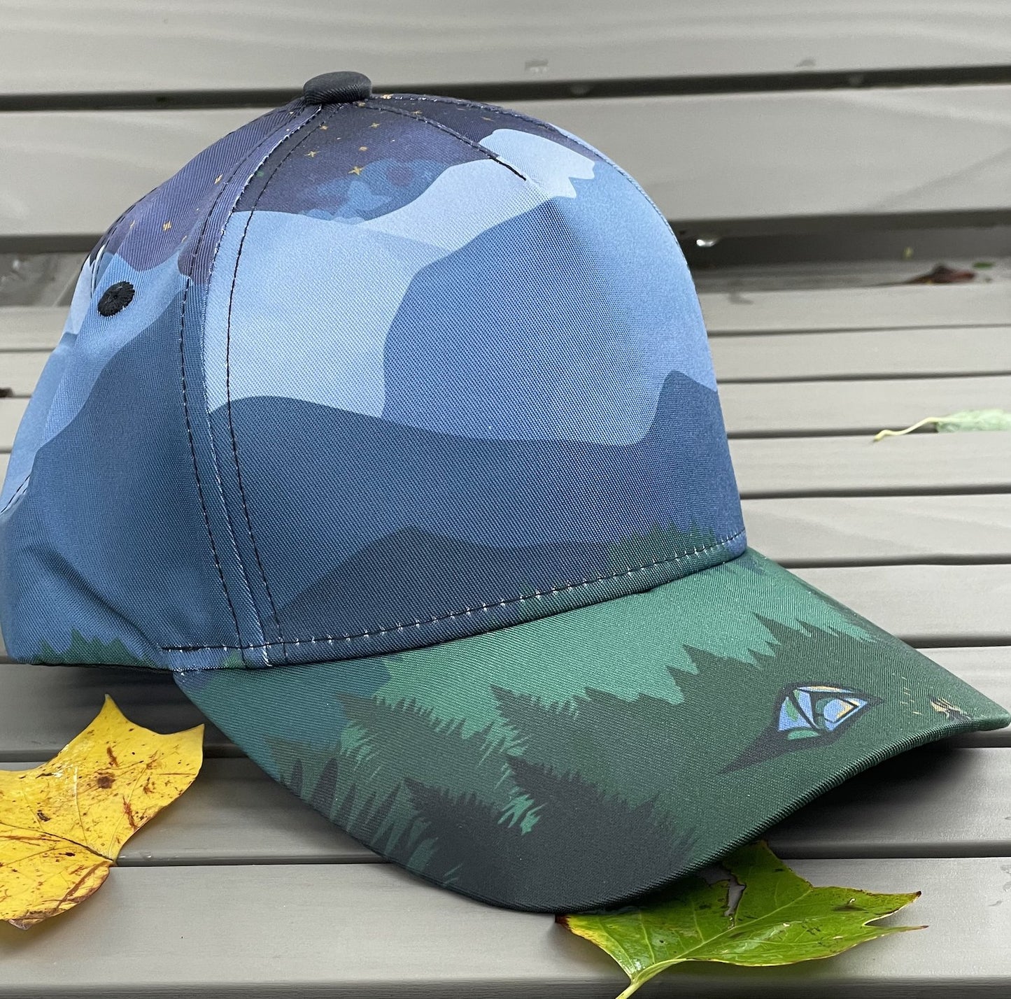 Mountain Camping Retro Snapback Cap - Appalachian Bittersweet - snapback