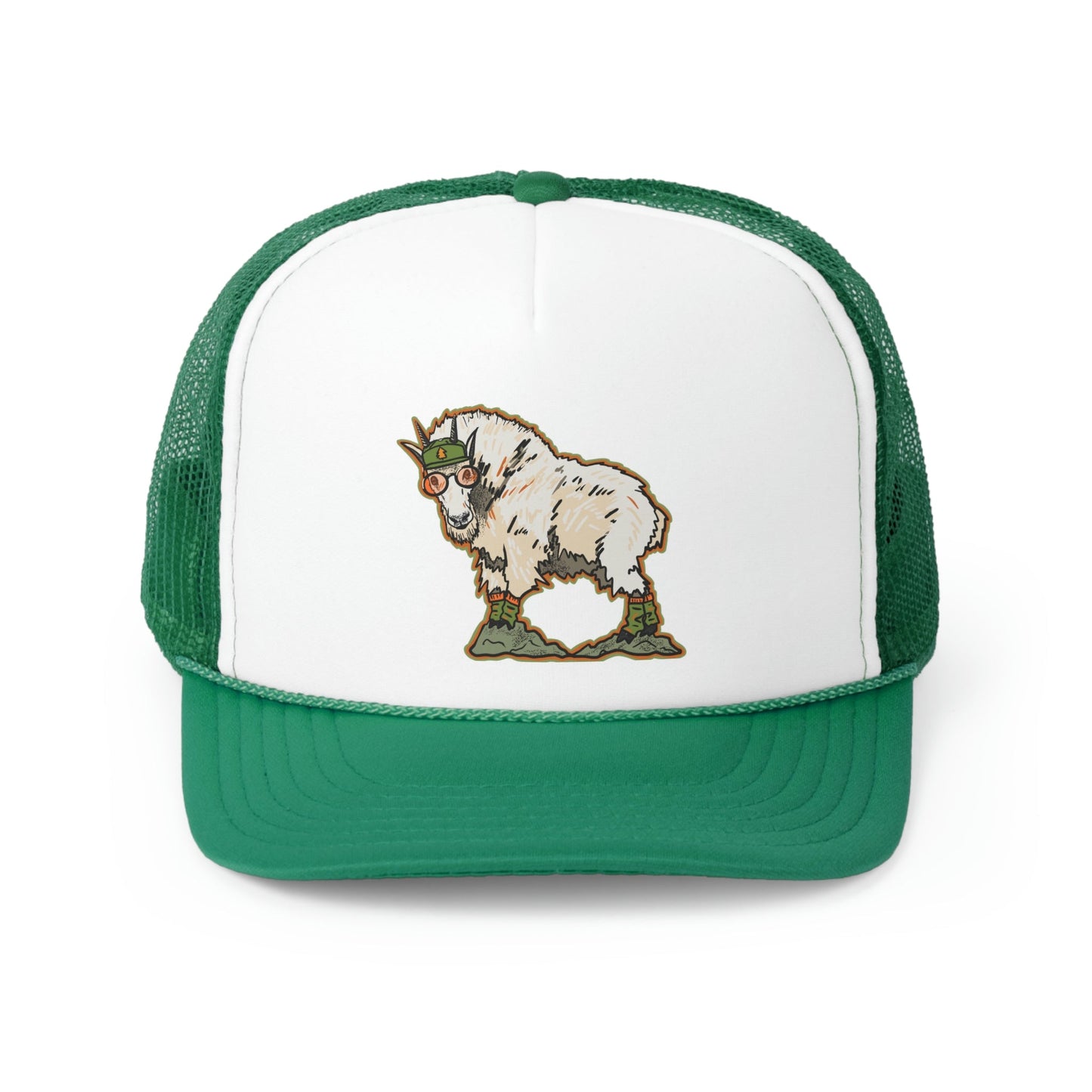 Mountain GOAT Mesh Trucker Foamie Cap - Appalachian Bittersweet - mesh back