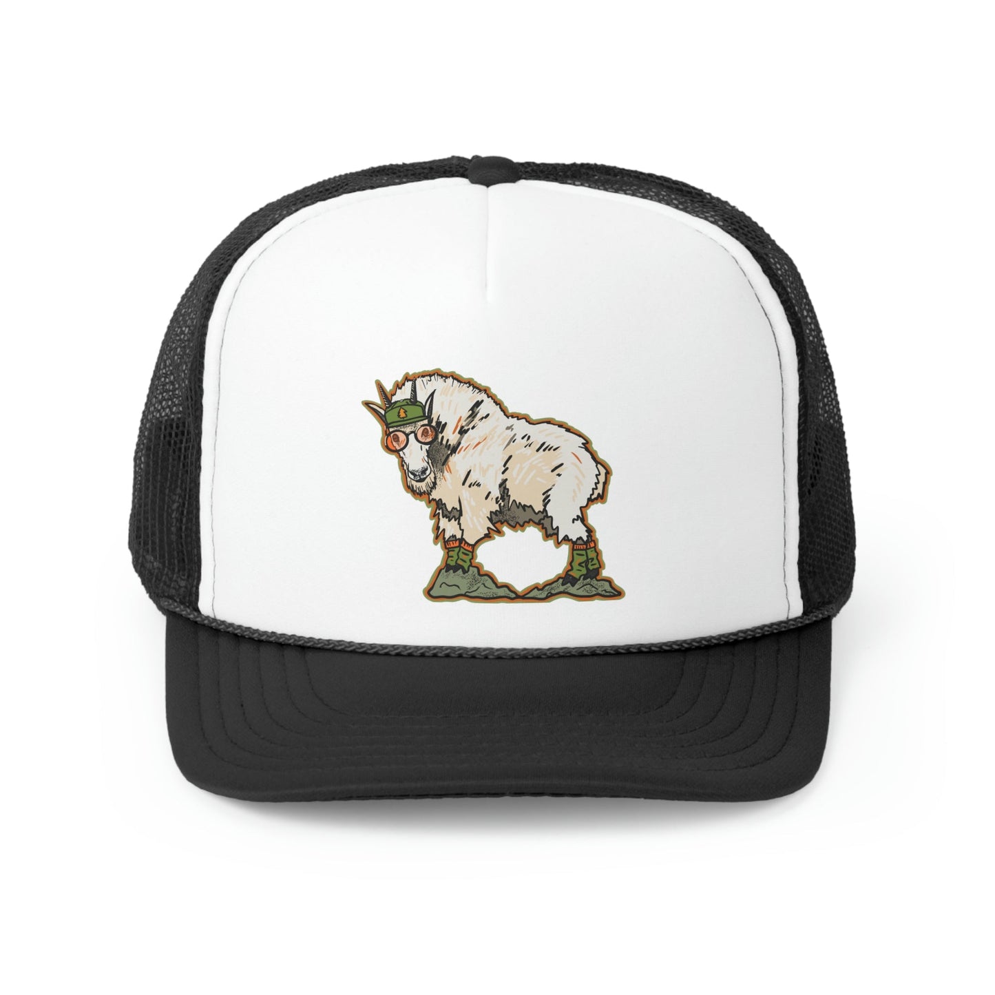 Mountain GOAT Mesh Trucker Foamie Cap - Appalachian Bittersweet - mesh back