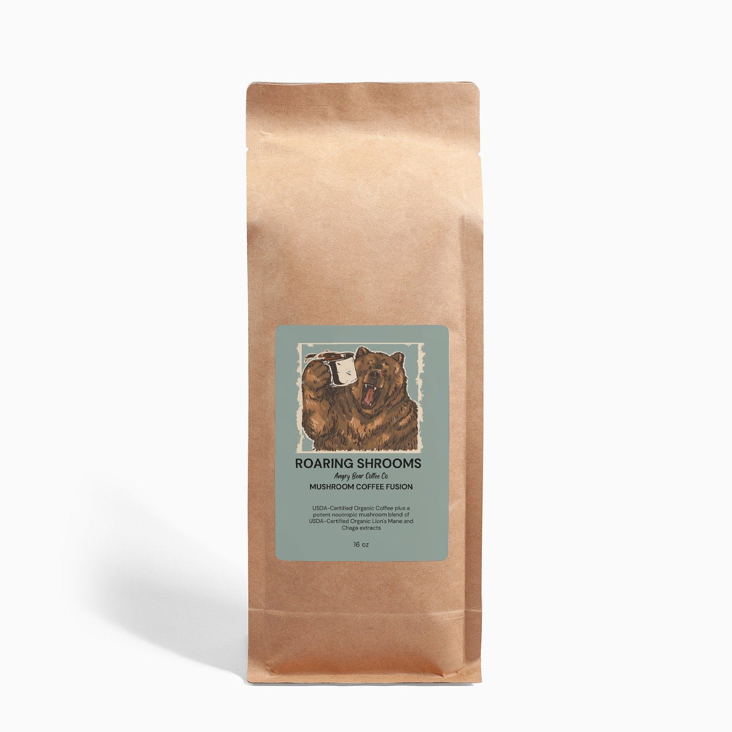 Mushroom Coffee Fusion - Lion’s Mane & Chaga 16oz - Appalachian Bittersweet - Food & Beverages