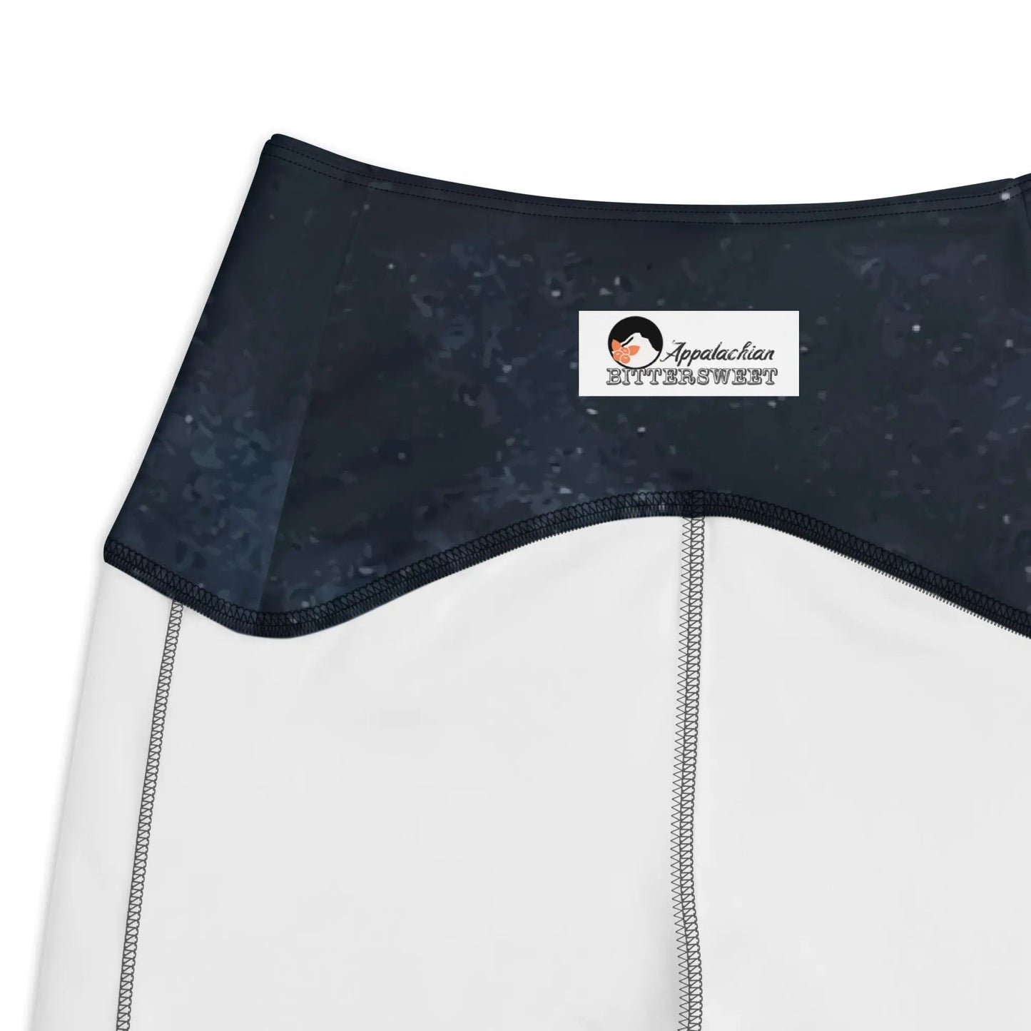 Night Sky CROSSOVER Waist leggings with pockets - Appalachian Bittersweet - Crossover Waist