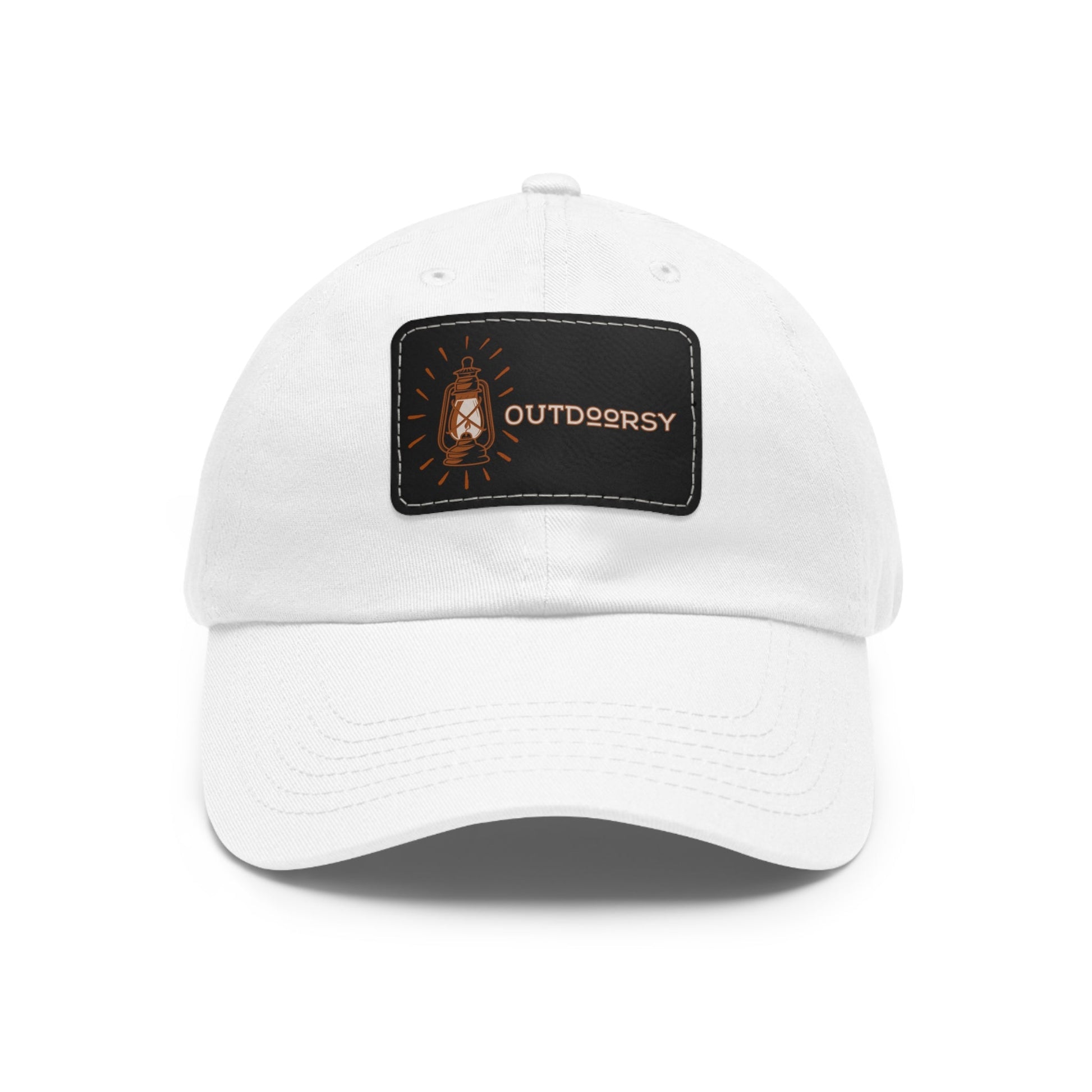 Outdoorsy Dad Hat with Leather Patch - Appalachian Bittersweet - Hats