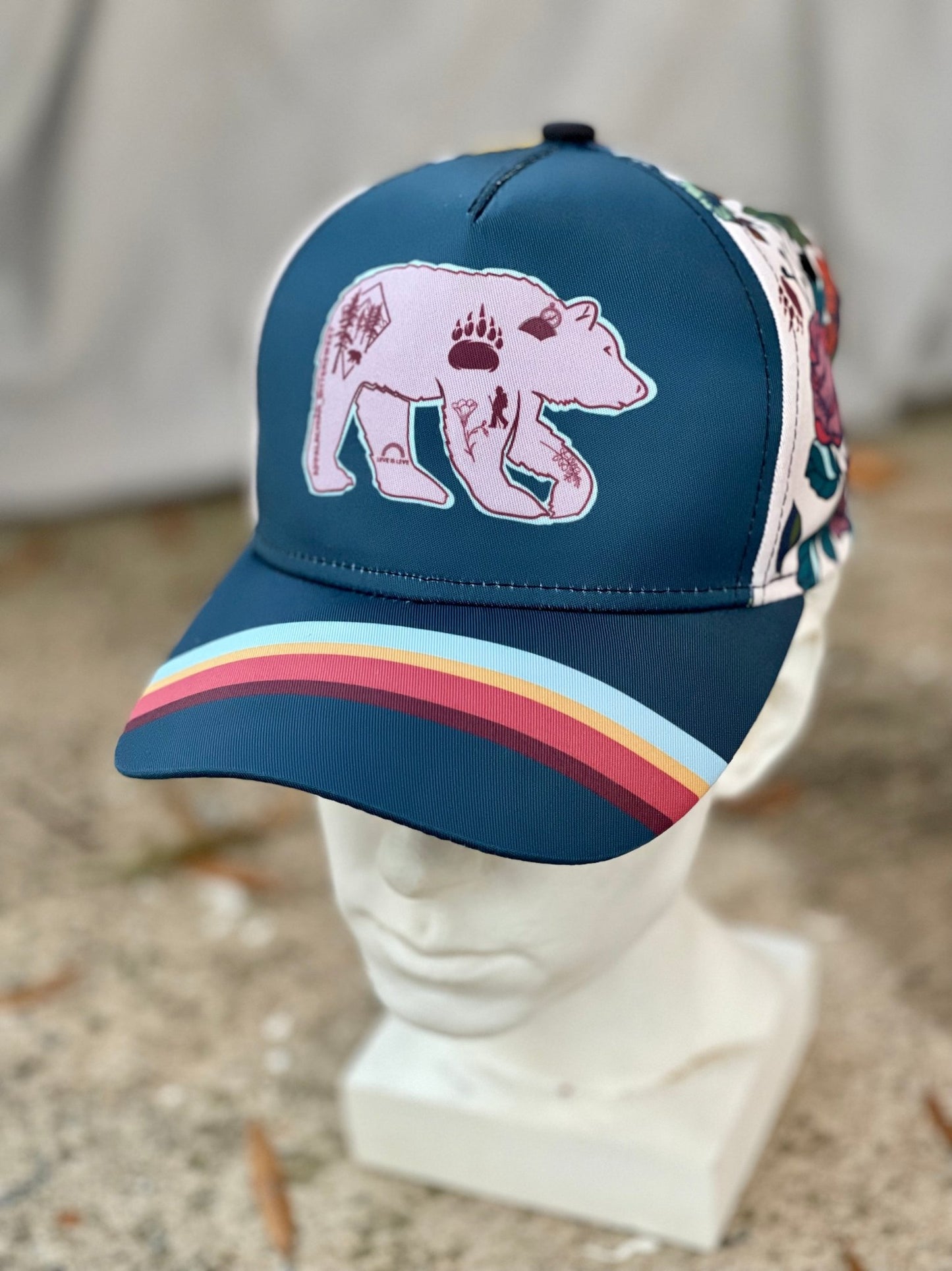 Tattoo Bear Retro Snapback Cap - Appalachian Bittersweet - snapback